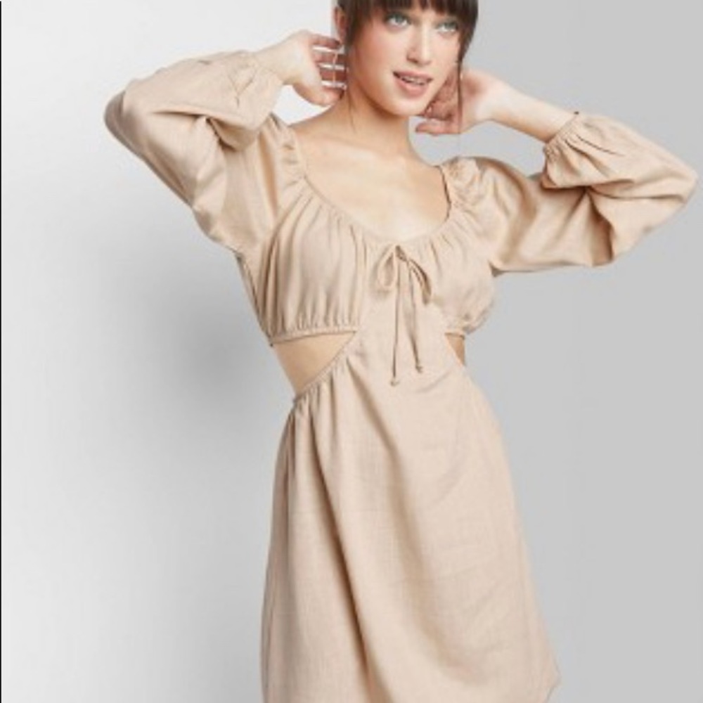Cut out fit flare dress